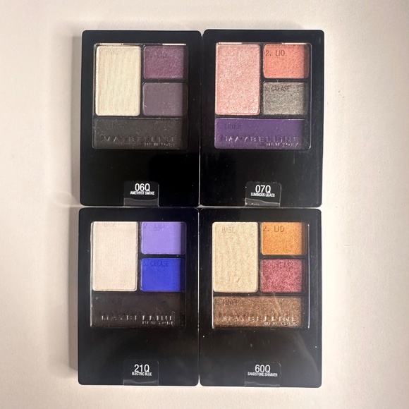 MAYBELLINE New York Other - MAYBELLINE Eyeshadow 4 sets WWT